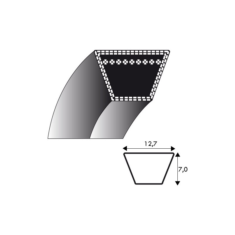 Courroie kevlar 4L880